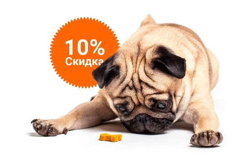 -10% на зоотовары акция в Новоуральске компании Инженер выгодно
