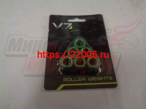 Ролики вариатора 16х13 5 гр. 139QMB (GY6-50) (КОМПЛ.=6шт.)