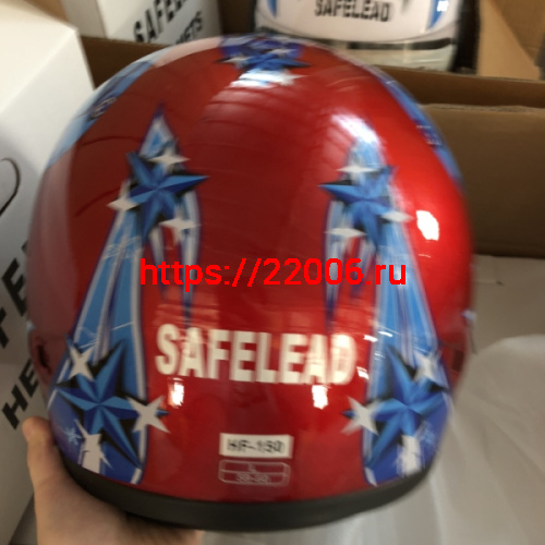 Шлем интеграл "Safelead" HF-150 NEW белый (BG), бургунди (DT), черный (Q30), размер M фото 5 Шлем интеграл "Safelead" HF-150 NEW белый (BG), бургунди (DT), черный (Q30), размер M фото 5