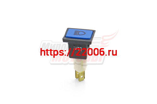 Глазок щитка приборов Урал синий КВАДРАТ (1 шт) Глазок щитка приборов Урал синий КВАДРАТ (1 шт)