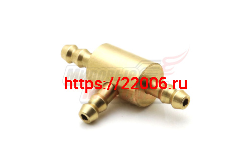 Тройник для бензошланга (3,5 мм ) Тайга (латунь) Тройник для бензошланга (3,5 мм ) Тайга (латунь)