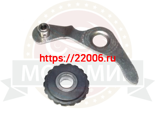 Ролик натяжителя цепи ГРМ с кронштейном 139FMB, 147FMH, 152FMI, 154FMI, KAYO140 (ролик зубч.+рычаг) фото 2 Ролик натяжителя цепи ГРМ с кронштейном 139FMB, 147FMH, 152FMI, 154FMI, KAYO140 (ролик зубч.+рычаг) фото 2