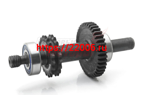 Вал Буран з\х в сборе нового образца (110602236) с подшип. Вал Буран з\х в сборе нового образца (110602236) с подшип.