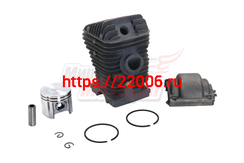 Поршневая группа на Штиль 250 в сборе (42,5 мм) С крышкой коленвала Поршневая группа на Штиль 250 в сборе (42,5 мм) С крышкой коленвала