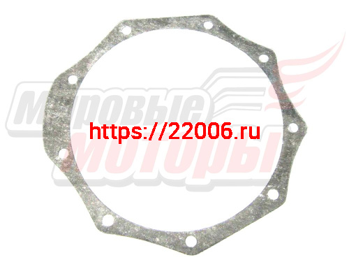 Прокладка Урал заднего корпуса подшипника коленвала паронит (6601164) (9 отв.)