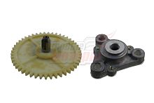 Насос масляный в комплекте с шестерней 139QMB (GY6-50-80) (шестерня 47 зубов)