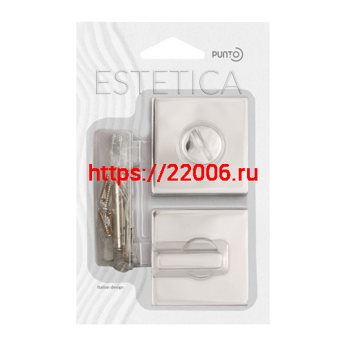 Ручка Punto (Пунто) поворотная BK6.K.EST.Q52.JOY SSC-16 сатинированный хром фото 2