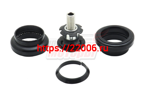 Детали рулевой колонки "Kenli" б/резьб.1-1/8"ВMX(28,6/34/30мм, общ.h=23мм ЧЕР)KL-B219(компл) Детали рулевой колонки "Kenli" б/резьб.1-1/8"ВMX(28,6/34/30мм, общ.h=23мм ЧЕР)KL-B219(компл)