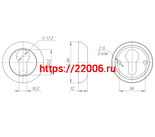 Накладка Armadillo (Армадилло) под цилиндр ET.R.LD54 (ET-1) SN/CP-3 матовый никель/хром фото 3 Накладка Armadillo (Армадилло) под цилиндр ET.R.LD54 (ET-1) SN/CP-3 матовый никель/хром фото 3