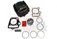 Цилиндр в сборе "Альфа, Zodiak110"  52,4 мм МАРК 49.5 куб (цилиндр+поршень+палец+кольца)