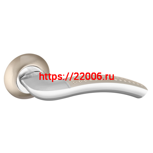 Ручка Punto (Пунто) раздельная R.TL54.LOGICA 180mm SN/CP-3 мат. никель/хром 8x180мм M4(12х90х50) Ручка Punto (Пунто) раздельная R.TL54.LOGICA 180mm SN/CP-3 мат. никель/хром 8x180мм M4(12х90х50)