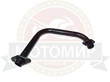 Труба выхлопная трицикл Лифан колено С.О. (не разб.рама)