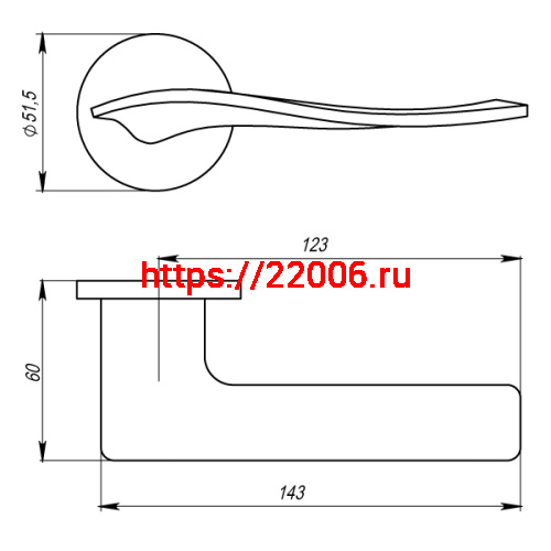 Ручка Armadillo (Армадилло) раздельная AQUA URS/HD BPVD-77 Вороненый никель фото 3 Ручка Armadillo (Армадилло) раздельная AQUA URS/HD BPVD-77 Вороненый никель фото 3