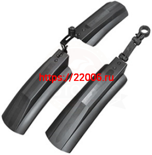 Крылья велосипедные 24"-26" для широких колес, фэтбайк, 3-х составные (пара) пласт. HN 58 Крылья велосипедные 24"-26" для широких колес, фэтбайк, 3-х составные (пара) пласт. HN 58