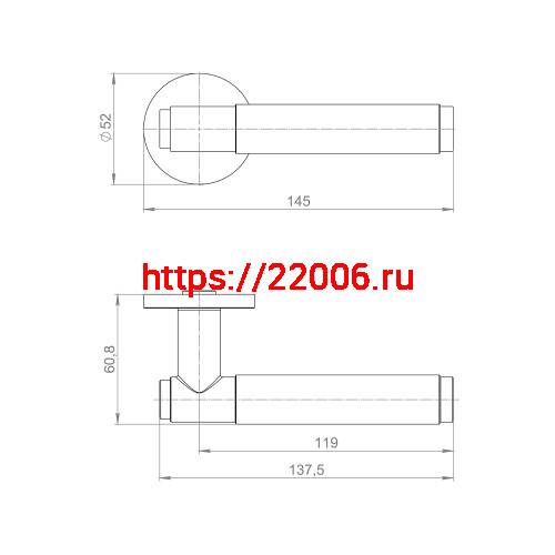 Ручка Armadillo (Армадилло) раздельная R.URS52.ROLL MWSC-33 итальянский тисненый фото 2 Ручка Armadillo (Армадилло) раздельная R.URS52.ROLL MWSC-33 итальянский тисненый фото 2