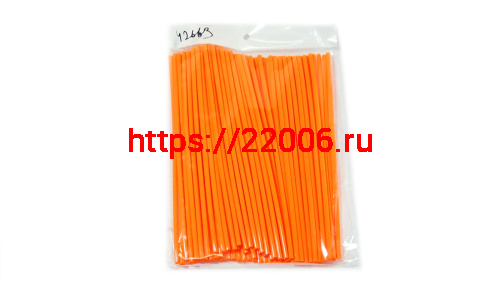 Накладки на спицы "Spoke Skins" 21/19 (компл.76шт) оранжевый Накладки на спицы "Spoke Skins" 21/19 (компл.76шт) оранжевый