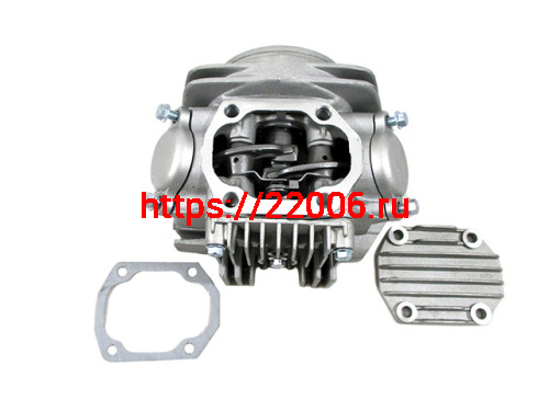 Головка цилиндра в сборе LF140 (клапана d-23/d-27, рокера, распредвал, крышки. свеча)