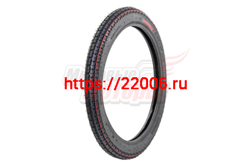 Покрышка 17" 2,50-17, ТT без камеры, BFV004 дорожная (премиум качество) Kingworld МАРКИРОВАННАЯ