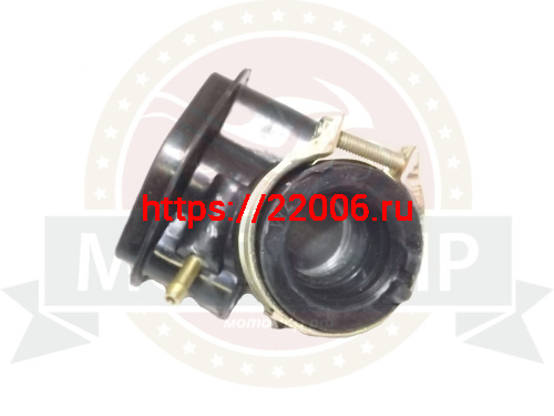 Патрубок карбюратора GY6-50/60/80 (коллектор впускной) резин. фото 3 Патрубок карбюратора GY6-50/60/80 (коллектор впускной) резин. фото 3