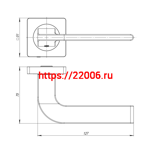 Ручка Ajax (Аякс) раздельная K.JK51.SPLINE (SPLINE JK) SSC-16 сатинированный хром фото 2 Ручка Ajax (Аякс) раздельная K.JK51.SPLINE (SPLINE JK) SSC-16 сатинированный хром фото 2