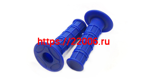 Грипсы цветные 22/24мм Синие (L/R) Грипсы цветные 22/24мм Синие (L/R)