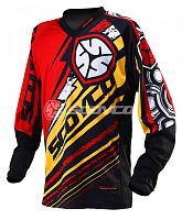 Футболка для мотокросса (Джерси) T200 красная (L) Scoyco