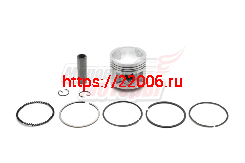 Поршень 157FMI (125сс) в сборе 56,5 мм, h 55мм, палец 15*47мм (CG125)