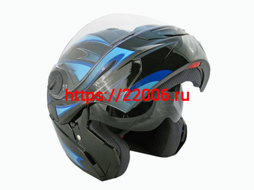 Мотошлем THH T-797 №2 black/blue (M) Мотошлем THH T-797 №2 black/blue (M)