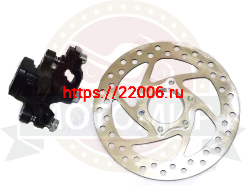 Тормоз дисковый (суппорт F160/R140 + диск 140 мм) фото 2 Тормоз дисковый (суппорт F160/R140 + диск 140 мм) фото 2