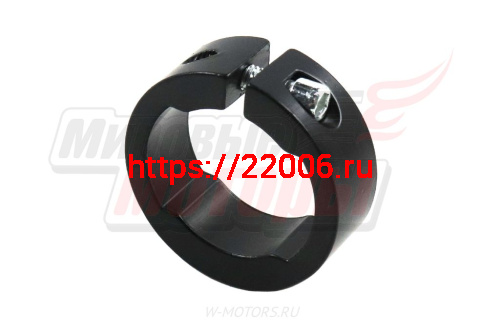 Зажим ручек руля вело №4,№5 (алюмин.) (разные цвета) h12мм фото 2