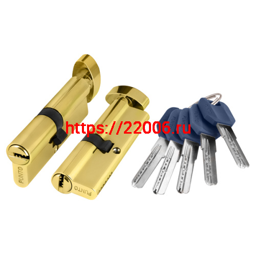 Цилиндровый Punto (Пунто) механизм (Z402/70) Z4002Knob70(30+10+30) с вертушкой PB латунь Цилиндровый Punto (Пунто) механизм (Z402/70) Z4002Knob70(30+10+30) с вертушкой PB латунь