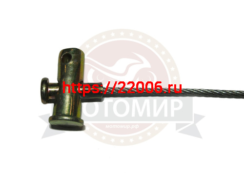 Трос тормоза (ручника) L-430 мм. №3 трицикл Лифан НО фото 3