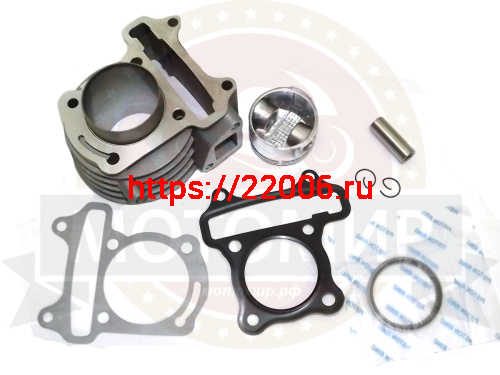 Цилиндр в сборе с поршнем 4-х такт. скутер (100см3 Тюнинг) 50,00 мм (под шпильки 50 см3) пал 15 мм фото 3 Цилиндр в сборе с поршнем 4-х такт. скутер (100см3 Тюнинг) 50,00 мм (под шпильки 50 см3) пал 15 мм фото 3