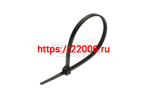 Хомут нейлоновый 4,8*200 мм черный (уп=100 шт.) Хомут нейлоновый 4,8*200 мм черный (уп=100 шт.)