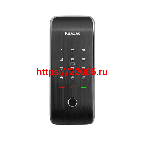Замок накладной электронный Kaadas R6-5 с отпечатком пальца, черный СНЯТ С ПРОИЗВОДСТВА Замок накладной электронный Kaadas R6-5 с отпечатком пальца, черный СНЯТ С ПРОИЗВОДСТВА