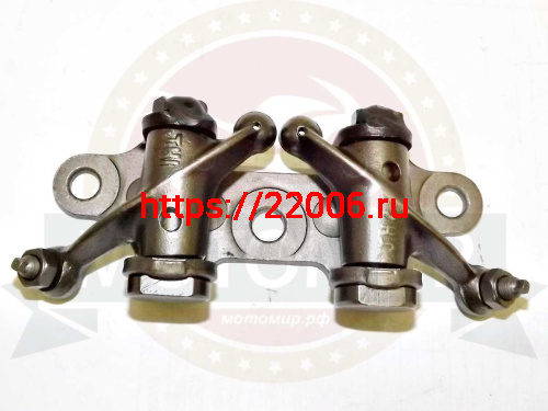 Коромысло CG125-200 верх в сборе (под болты М8) основание сталь, Хантер 157FMI, 162FMJ, 163FML Коромысло CG125-200 верх в сборе (под болты М8) основание сталь, Хантер 157FMI, 162FMJ, 163FML