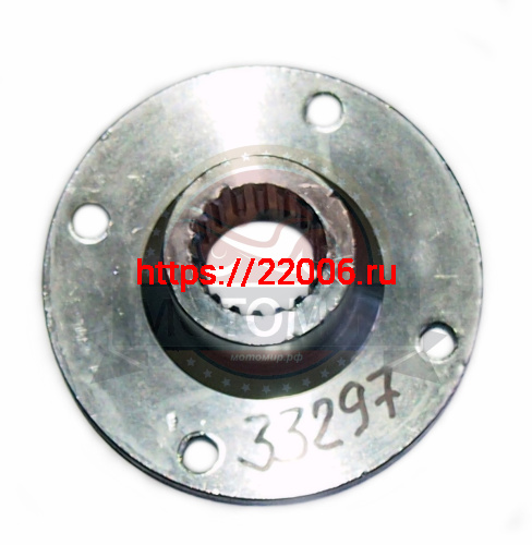 Ступица звезды ведущего вала Мото Буксировщик Дельта, Белка, под шлицы, венец  Z36-37 (4 x 49mm)