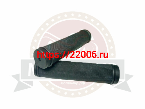 Грипсы для велосипеда 130мм, резина (d-22.2) (150165) Грипсы для велосипеда 130мм, резина (d-22.2) (150165)