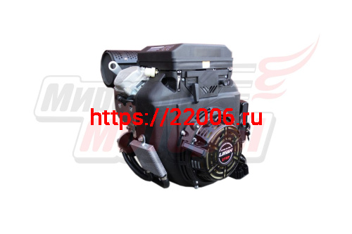 Двигатель LIFAN 27л.с. 2V78F-2A PRO(бенз,эл+ручн.ст-р)+полн.компл+катушка 20А, 240Вт; S-вал(прямой 25мм)