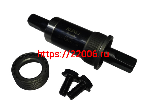 Каретка-картридж KENLI MTB ст.1,37х24T L/R, 68/128mm, стальной корпус, стальные чашки (KL-08A)