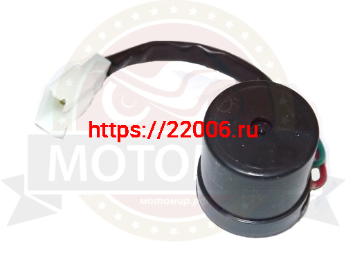 Реле поворотов 2 конт. провод. Альфа, "Zodiak", Yamaha Jog50, Cobra CrossFire звуковое