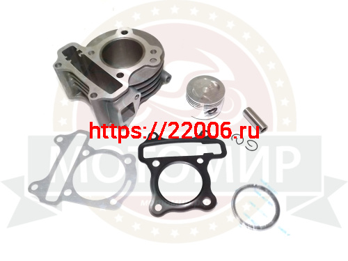 Цилиндр в сборе с поршнем 4-х такт. скутер (100см3 Тюнинг) 50,00 мм (под шпильки 50 см3) пал 15 мм Цилиндр в сборе с поршнем 4-х такт. скутер (100см3 Тюнинг) 50,00 мм (под шпильки 50 см3) пал 15 мм