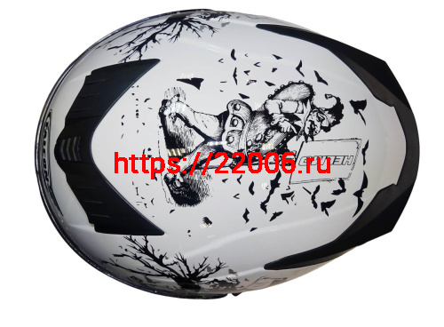 Шлем интеграл FALCON F702, размер XL, с очками, (уп. 6 шт.) фото 6