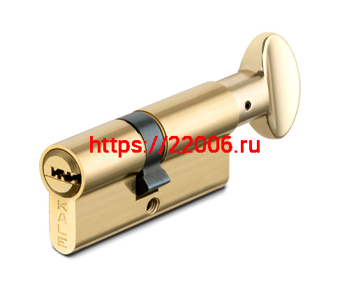 Цилиндровый механизм Kale kilit (Кале килит) с вертушкой 164 SM/62 (26+10+26) mm латунь 5 кл. Цилиндровый механизм Kale kilit (Кале килит) с вертушкой 164 SM/62 (26+10+26) mm латунь 5 кл.