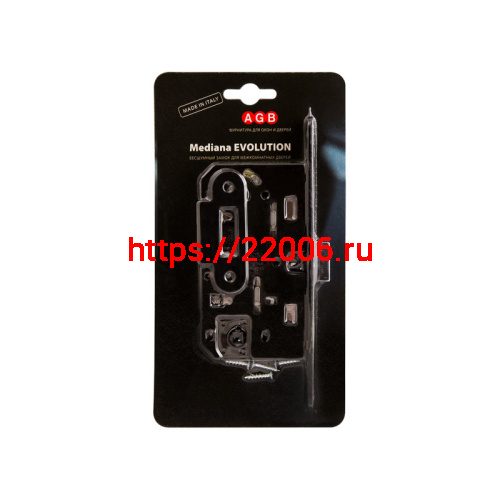 B01102.50.93.567 AGB (АГБ) Защелка врезная WC (черный) MEDIANA EV. (инд.упак+B01000.13) фото 3 B01102.50.93.567 AGB (АГБ) Защелка врезная WC (черный) MEDIANA EV. (инд.упак+B01000.13) фото 3