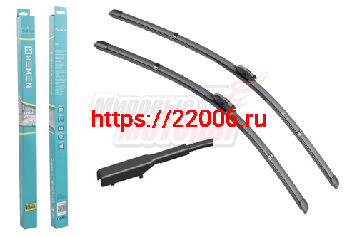 Щётки стеклоочистителя комплект 2шт. HEMEN 500/600 мм (HP6050B8)