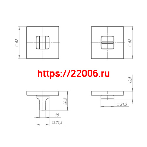 Ручка Ajax (Аякс) поворотная BK6.K.JS51 (BK6 JS) SSC-16 сатинированный хром фото 3 Ручка Ajax (Аякс) поворотная BK6.K.JS51 (BK6 JS) SSC-16 сатинированный хром фото 3