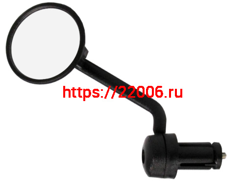 Зеркало Вело торцевое регулируемое, крепление в руль, круглое, выпуклое, в торг.уп.TBS (WJ-168) Зеркало Вело торцевое регулируемое, крепление в руль, круглое, выпуклое, в торг.уп.TBS (WJ-168)