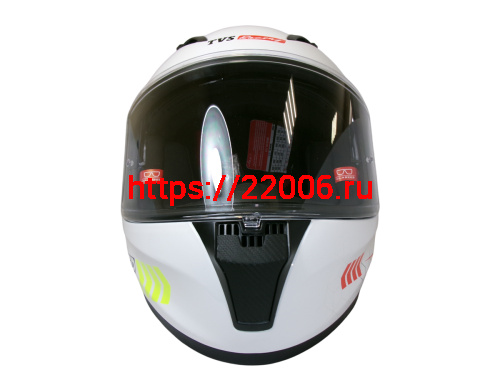 Шлем TVS RACING (Индия) STREET D/V WHITE YELLOW размер XXL, + пинлок в комплекте, очки фото 5 Шлем TVS RACING (Индия) STREET D/V WHITE YELLOW размер XXL, + пинлок в комплекте, очки фото 5
