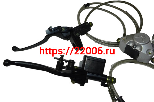 Гидравлика заднего + переднего тормоза в сборе СКАУТ (Пр)